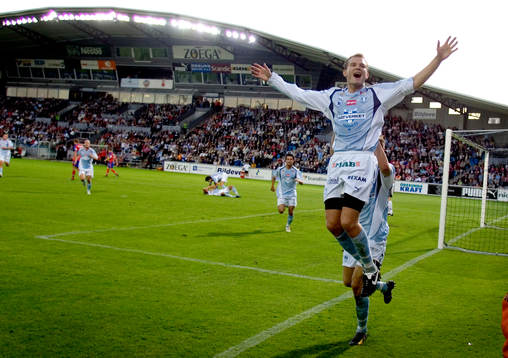 Jonathan Johansson, Malmö gjorde 1-0, jubel