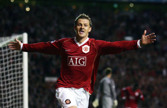 Ole Gunnar Solksjaer, Manchester United, jubel