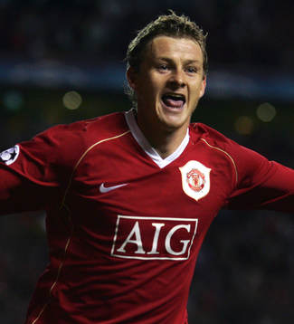 Ole Gunnar Solksjaer, Manchester United, jubel