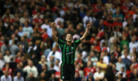 Jan Vennegoor of Hesselink,  Celtic, jubel