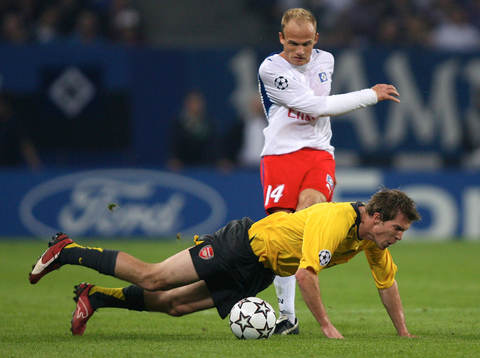 Alexander Hleb, Arsenal och David Jarolim HSV