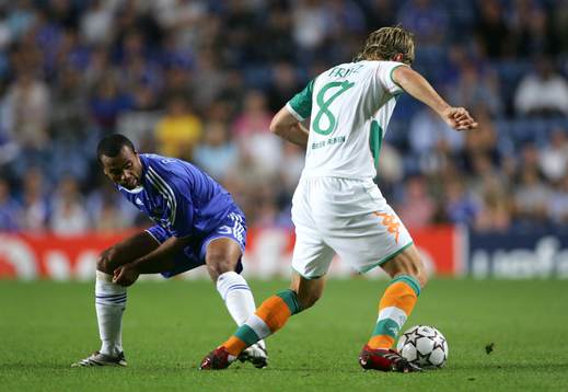 Ashley Cole, Chelsea och Clemens Fritz, Werder Bremen