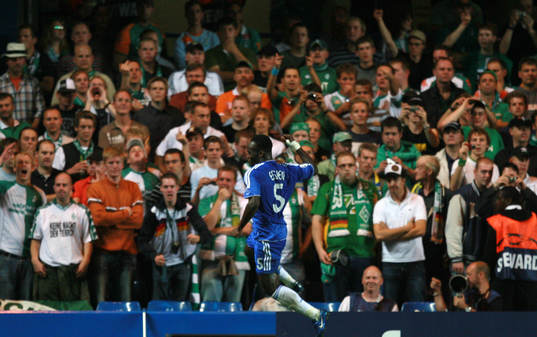 Michael Essien, Chelsea (Jubel)