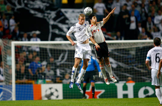 Brede Hangeland, Köpenhamn och Nuno Gomes, Benfica