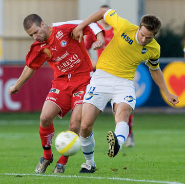 Malmös Martin Abrahamsson håller undan