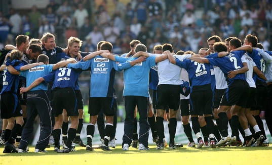 Fotboll, Tysk, Bundesliga, Arminia Bielefeld - FC Bayern