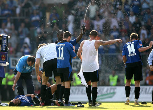 Fotboll, Tysk, Bundesliga, Arminia Bielefeld - FC Bayern