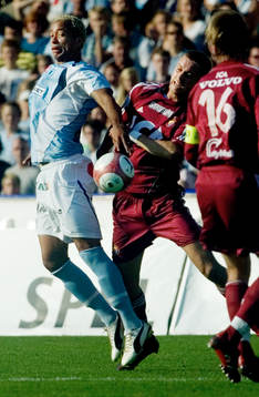 Junior, MFF och Kári Árnason, Djurgården