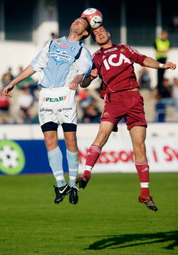 Jonatan Johansson, MFF, Kári Árnason, Djurgården