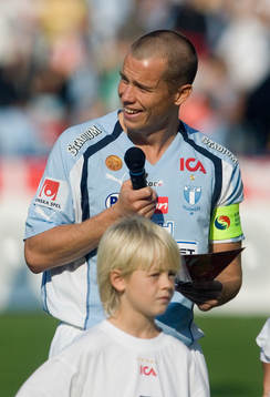 Daniel Andersson, MFF pratade mot rasismen