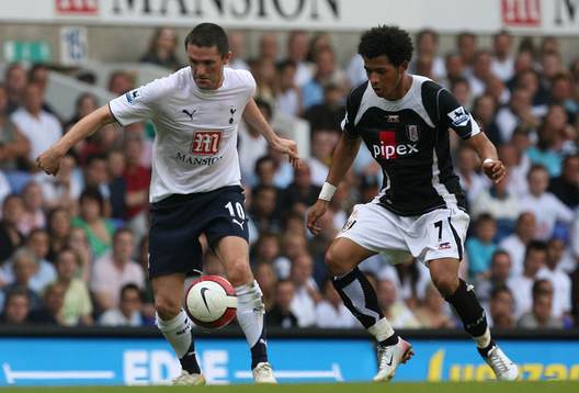 Robbie Keane. Tottenham och Liam Rosenior, Fulham