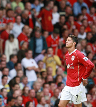 Fotboll, Premier League (Engelsk Liga), Manchester United v
