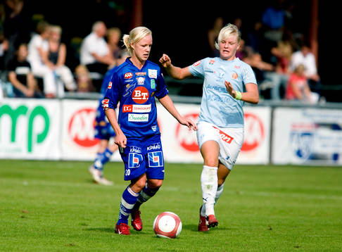 Malmö - Linköping: Caroline Seger, Linköping och Nilla