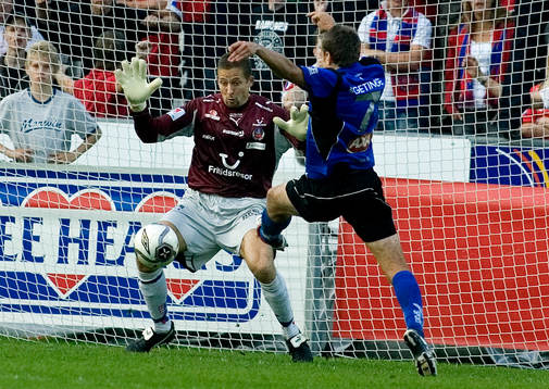 Daniel Andersson, Helsingborg. Martin Fribrock, Halmstad