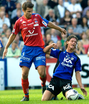 Andreas Jakobsson, Helsingborg, Dusan Djuric, Halmstad