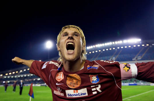 Ola Toivonen var bäste man på plan. Jubel, glädje
