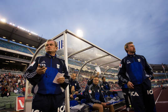 Kjell Petersson, Göteborg, tränare med kollegor