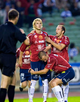 Ola Toivonen, Magnus Källander, Örgryte. Jubel, glädje