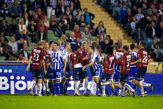 Fotboll, allsvenskan, Örgryte - Göteborg