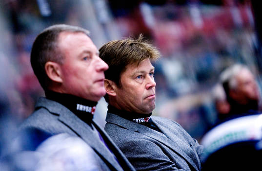 Jan Karlsson och Gunnar Persson, tränare Linköping