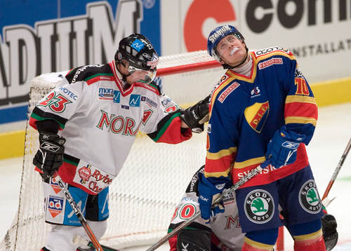 Thomas Skog, Mora och tvåmålsskytten Patric Hörnqvist,