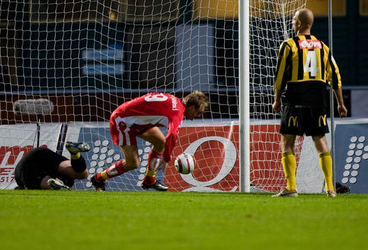 Mathias Svensson, Elfsborg, målskytt, jubel