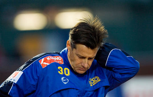 Stefan Lundin, tränare, Häcken, bekymrad, depp