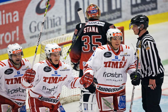 Jubel i Timrå,  Rastislav Stana, målvakt, depp