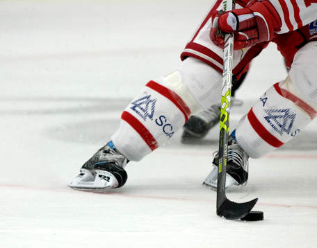 Genre, klubba, puck, skridsko, is