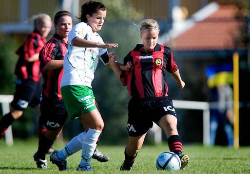 Fotboll, Div 2, Dam, Brommapojkarna - Bajen DFF