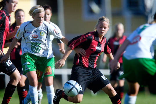Fotboll, Div 2, Dam, Brommapojkarna - Bajen DFF