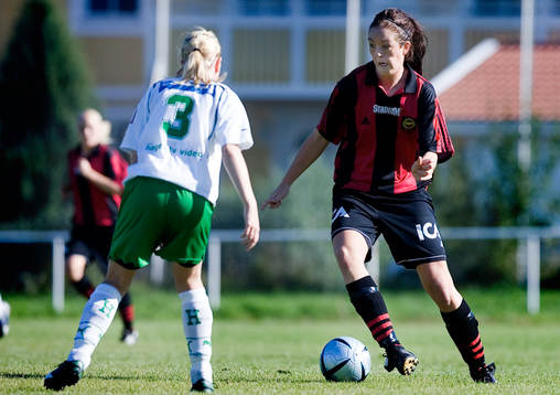 Fotboll, Div 2, Dam, Brommapojkarna - Bajen DFF