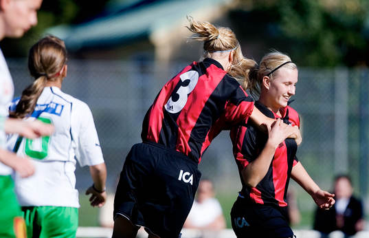 Fotboll, Div 2, Dam, Brommapojkarna - Bajen DFF