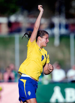 Emelia Erixon, Sverige, jubel, glädje