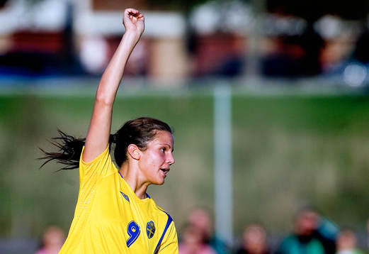 Emelia Erixon, Sverige, jubel, glädje