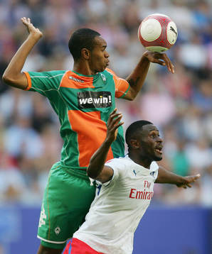 Naldo, Werder Bremen och Boubacar Sanogo, Hamburg