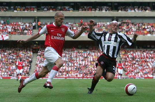 Fotboll, FA Barclays Premiership, Arsenal - Sheffield