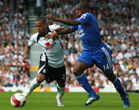 Fotboll, engelsk, premier league, Fulham - Chelsea