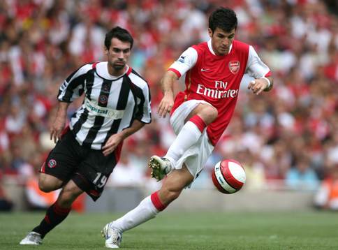 Fotboll, engelsk, premier league, Arsenal - Sheffield