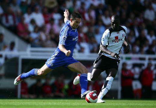 Fotboll, engelsk, premier league, Fulham - Chelsea