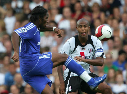 Fotboll, engelsk, premier league, Fulham - Chelsea