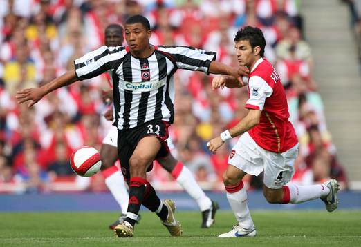 Fotboll, engelsk, premier league, Arsenal - Sheffield