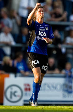 Dusan Djuric, Halmstad, jubel