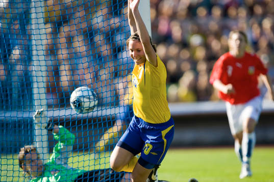 Hanna Ljungberg, Sverige, jubel, glädje