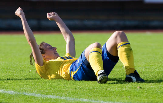 Hanna Ljungberg, Sverige, jubel, glädje