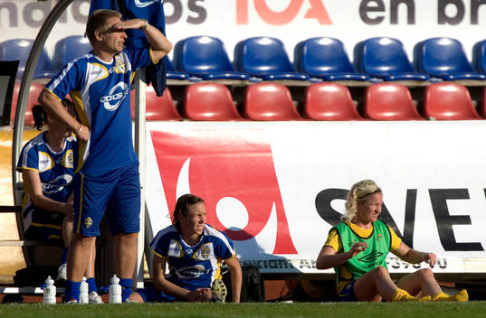 Thomas Dennerby, förbundskapten, Hanna Ljungberg och