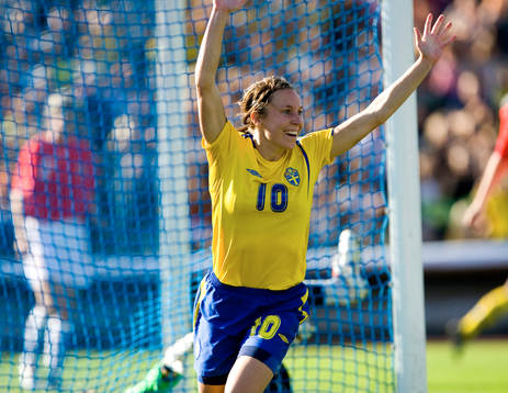 Hanna Ljungberg, Sverige, jubel, glädje