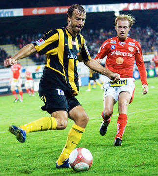 Hasse Berggren, Häcken och Niklas Kaldner, Kalmar