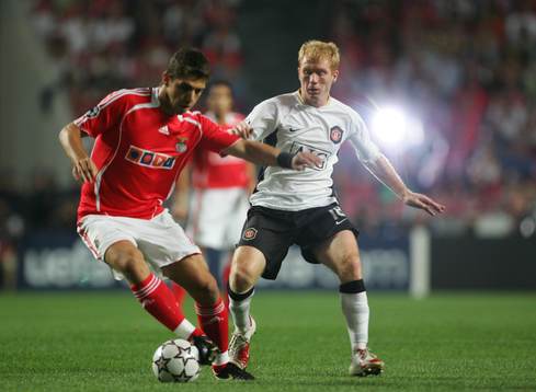 Konstantinos Katsouranis, Benfica och Paul Scholes,