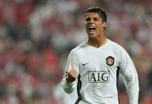 Cristiano Ronaldo, Manchester (Jubel)